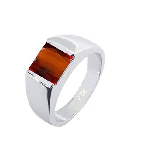 Buy PTM Certified Natural Gomed (Hessonite) Astrological Gemstone 6.25 ...
