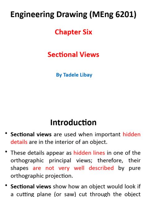 Image result for Sectional View Examples PDF