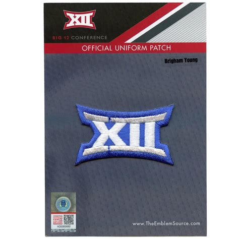 Brigham Young University Big 12 XII Conference White Blue Jersey Unifo ...