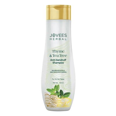 Jovees Thyme & Tea Tree Anti Dandruff Shampoo |All Hair Types