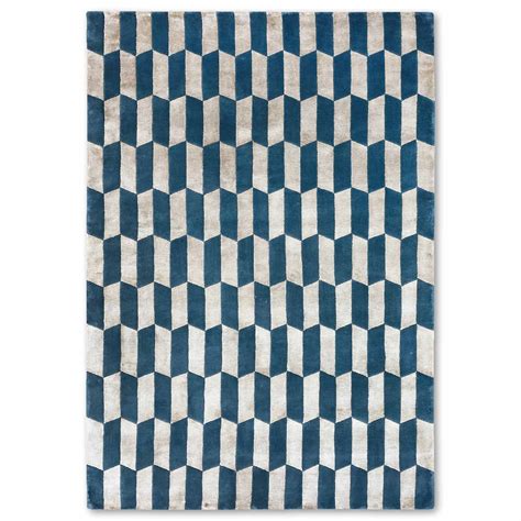 Tibetan Hand Knotted Woollen And Viscose Rug – Obeetee Carpets India