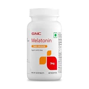 GNC Melatonin with Vitamin B6 Veg Tablets