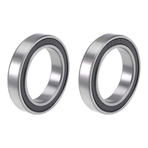 uxcell 6805-2RS Deep Groove Ball Bearings 25mm x 37mm x 7mm Double ...