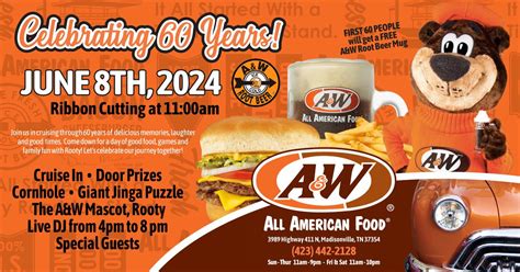 A&W Celebrates 60 Years! Ribbon Cutting, Cruise-In & More! , A & W ...