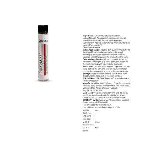 Pinedruff Antidandruff Scalp Serum – CHOSEN Store