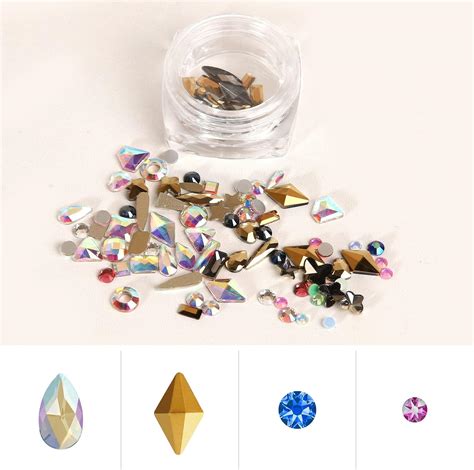 Buy Dental Grade Tooth Gem Kit | Waterproof Makeup Bag | 120Pcs ...