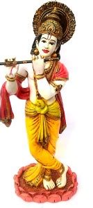 krishnagallery1 Entique Standing Krishna Statue Murti Marble Finish ...