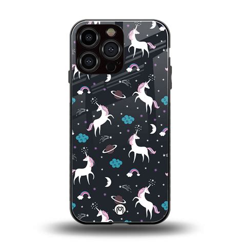 Spatial Unicorn Galaxy Phone Cover for Iphone 16 Pro Max | Glass Case ...