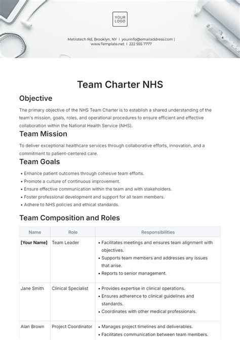 Free Team Charter Templates to Edit Online & Print