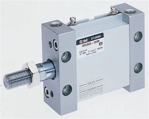 MDUB32-25DMZ SMC | SMC Pneumatic Piston Rod Cylinder - 32mm Bore, 25mm ...