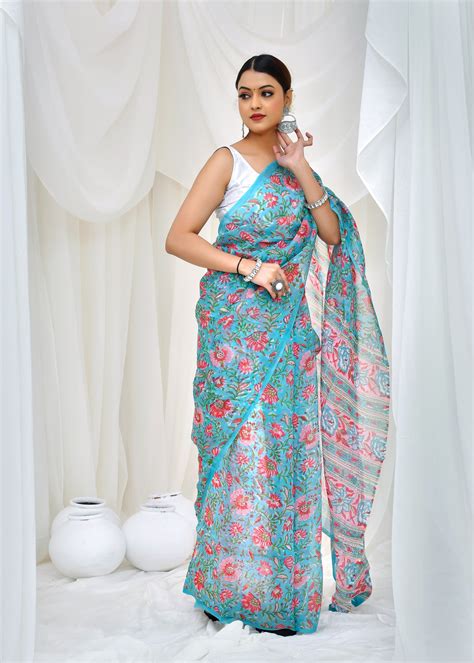 Premium Organza Saree – VastraMoksha