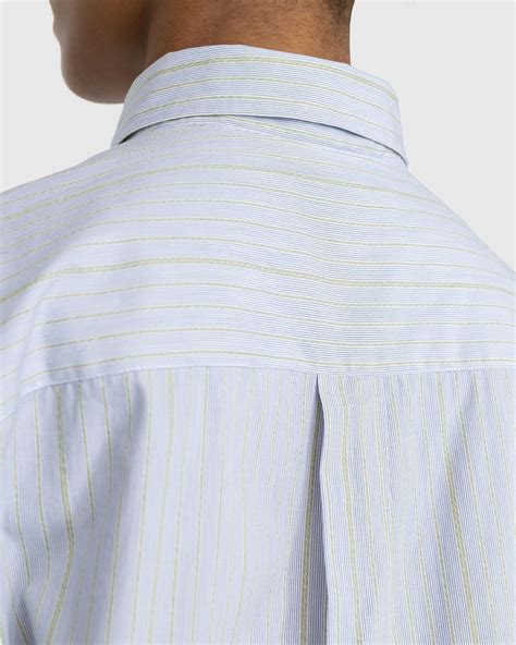 Highsnobiety – Striped Dress Shirt White/Blue