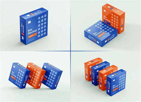 Free Box Mockup Psd