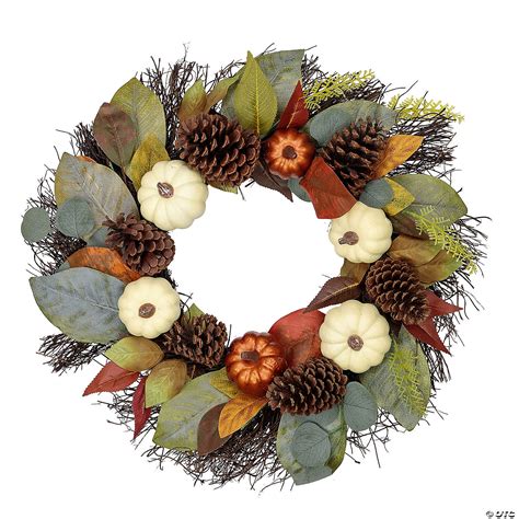 Halloween Pumpkin Hanging Wreath Artificial Wall Door Garland For ...