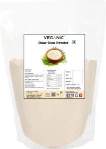 Veganic Guar Gum Powder | Thickening & Binding Agent| Food Emulsifier ...