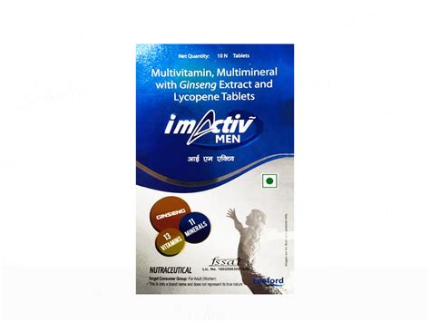 Buy IM Activ Men Nutraceutical Tablet Online at Best Price | Clinikally