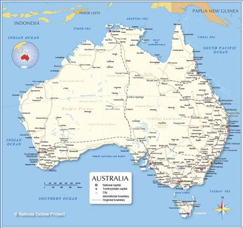 Countries by Continent :: Australia and Oceania - Nations Online Project