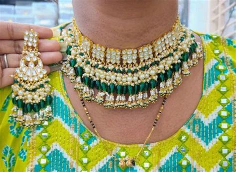 Kundan Jewelry Set - Fancy pacchi kundan necklace -2027 Wholesaler from ...