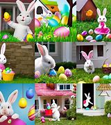Image result for Scary Bunny Throwing Eggs