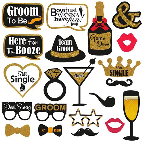 Party Propz Groom to Be Decoration Set - Pack of 21 Pcs Bachelor Party ...