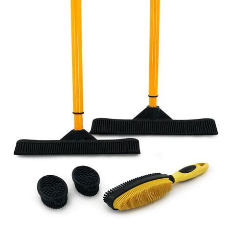 Sweepa™ Rubber Brooms 5pc Value Pack – Logic Brands