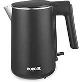 Borosil Rio 1.5 L Electric Kettle, Stainless Steel Inner Body, Boil ...
