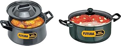 Buy Hawkins Futura 4 Litre Cook n Serve Bowl, Hard Anodised Saucepan ...