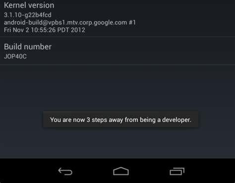 Image result for Android 4 Developer Setting List