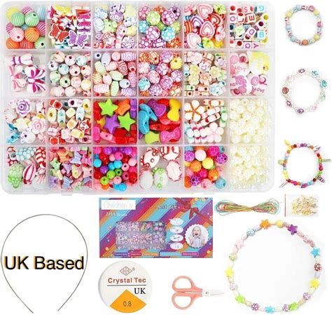 Jewellery Making Set for Kids, Bead Sets for Girls, Bead Kits for ...