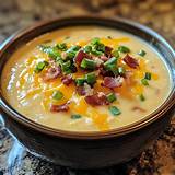 Creamy Baked Potato Soup with Heavy Cream - 4 Irresistible Servings ...