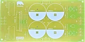 MYPCB 35A Max Power Supply Rectifier Board for Audio Amplifiers - PCB ...