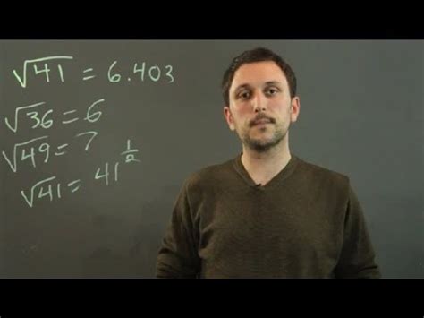 What Is the Square Root of 41? : Algebra, Geometry & More - YouTube