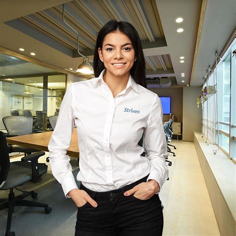 Womens White Shirt with Striven Logo – Mymilesgear