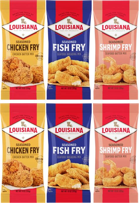 Amazon.com : Louisiana Fish Fry Gallon Seasoned Crispy Fish Fry Seafood ...