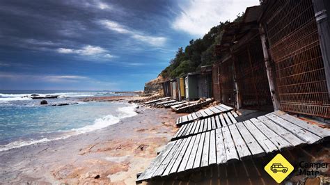 Coledale Beach Camping Reserve, South Coast, New South Wales, Australia ...