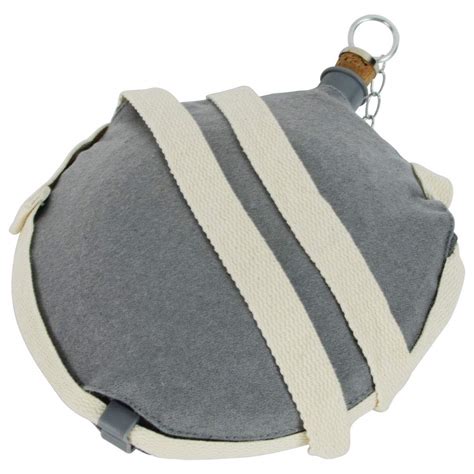 CS Civil War Reenactor CSA Army Soldier Large Grey Canteen Confederate ...