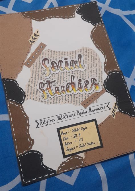 Image result for Social Science Project Cover Page Class 10