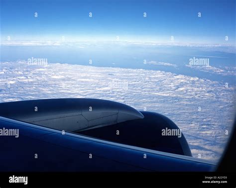 View from aeroplane window Stock Photo - Alamy