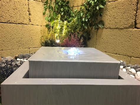 Buy Zinc Cube Solar Powered Water Feature,Waterfall, Water Fountain ...