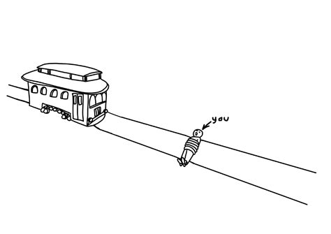 Image result for Trolley Problem Front View