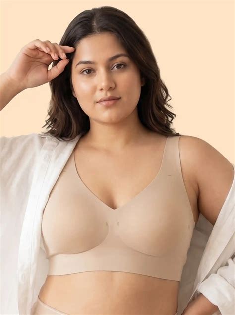 Cotton Padded Full Coverage Plus-Size Bonded Bra (Skin) – Tweens