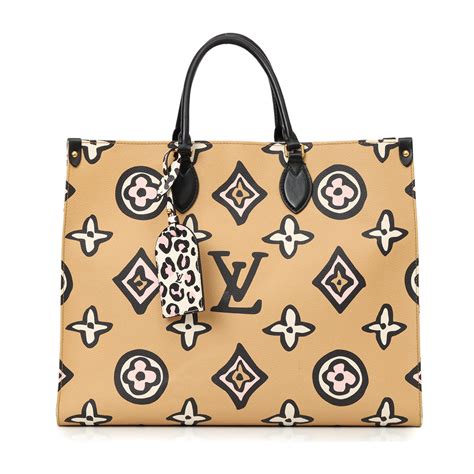 Shop Preloved Louis Vuitton Limited Edition Wild at Heart Onthego GM ...