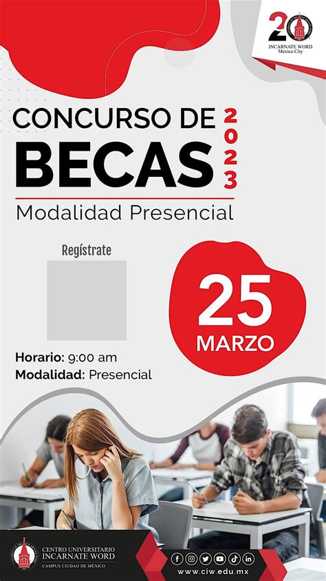 Concurso de Becas Mayo 2023, Centro Universitario Incarnate Word ...
