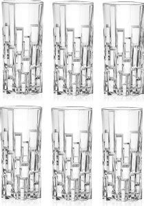 miRim (Pack of 6) Designer Water/ Juice Glass Perfect for Home ...