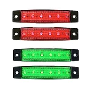 UWDESY 4PCS Boat Navigation Lights, Stern Lights for Boats, Marine Led ...