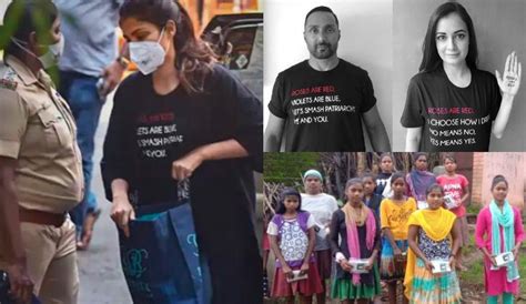 The Truth Behind Rhea Chakraborty's “Smash Patriarchy” T-Shirt ...