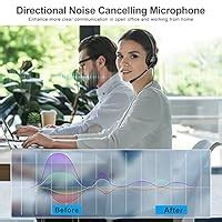 USB Headset with Noise Cancelling Microphone Computer Phone Headset for ...