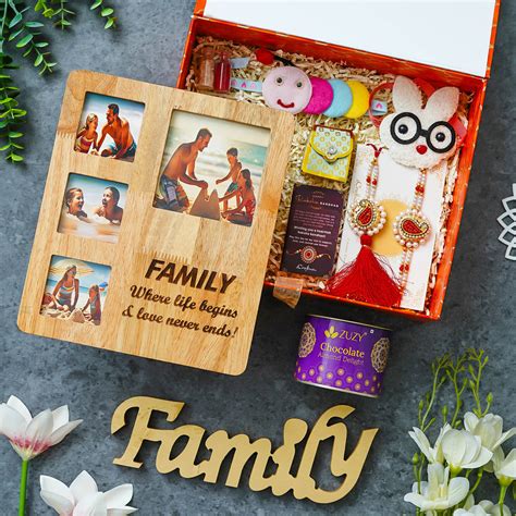 Rakhi Gift Hamper for Family | Rakhi for Bhaiya Bhabhi and Kids | Zuzy ...