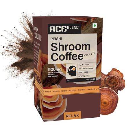 Ace Blend Reishi SHROOM COFFEE™ | 15 serves | Decaf Mushroom Coffee ...