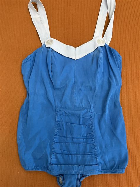 Vintage Catalina Blue Bathing suit - Gem
